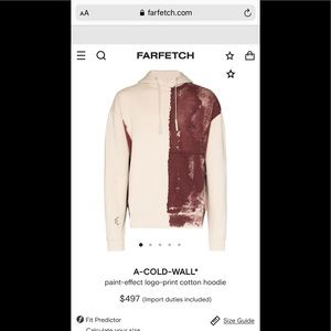 A Cold wall sweatshirt